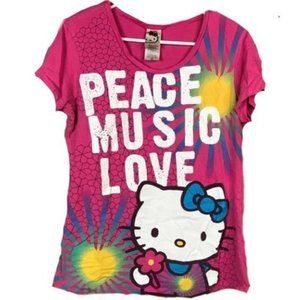 Sanrio Old School Hello Kitty Pink T-Shirt…
